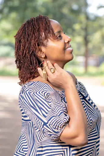 African earrings