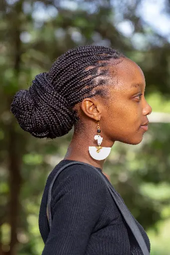 African beaded earrings